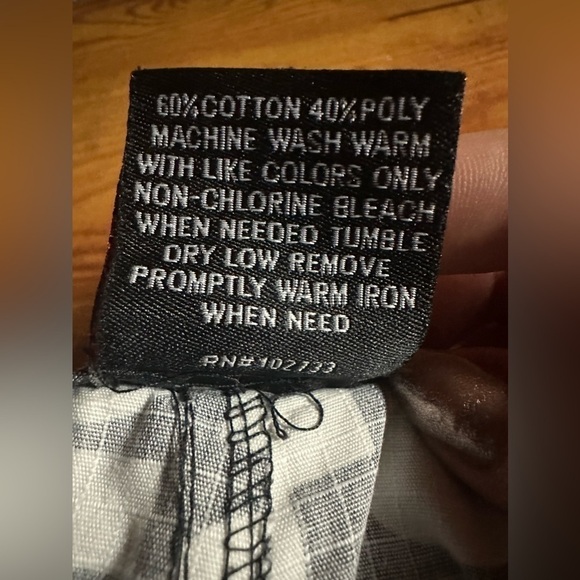 Blac Lacquer Casual Mens Shorts Black White  Size 36 INSEAM 13" - Picture 9 of 9